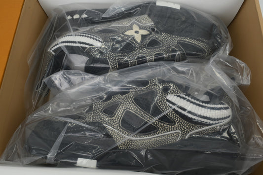 SK8 New Black Woolen Fabric Inspired by - Louis Vuitton Casual Sneakers