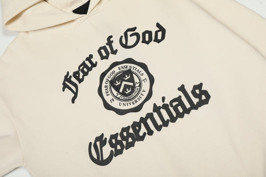 Inspired- Essentials Fear of God Hoodie Cream