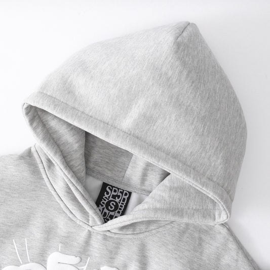 Sp5der Inspired-Light Grey Hoodie