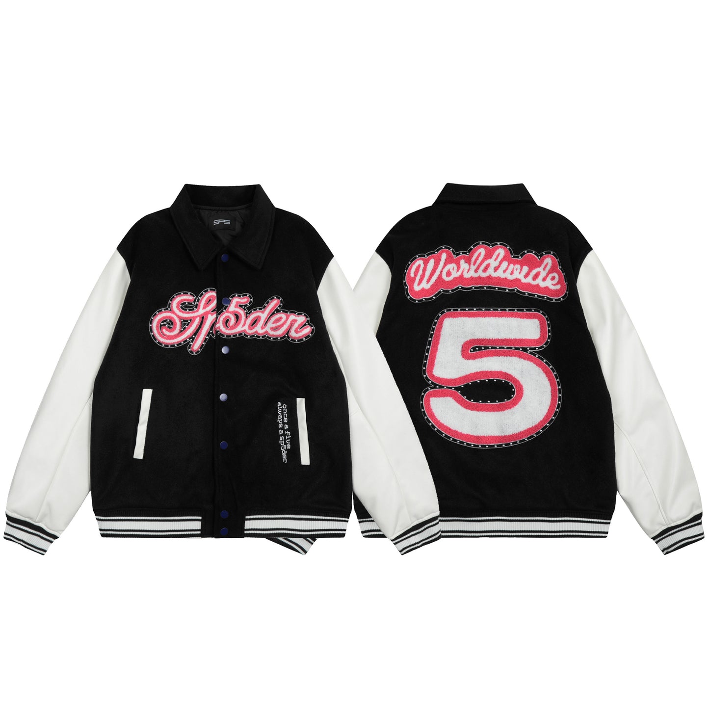 Inspired by Sp5der Varsity Jacket