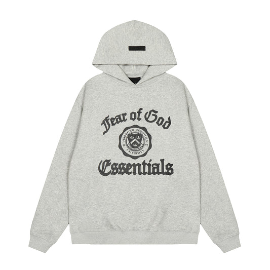 Essentials-inspired Fear of God Hoodie Grey
