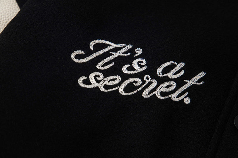 Geedup x Trapstar Inspired Letterman Jacket – Black/Cream/Orange | Streetwear NZ