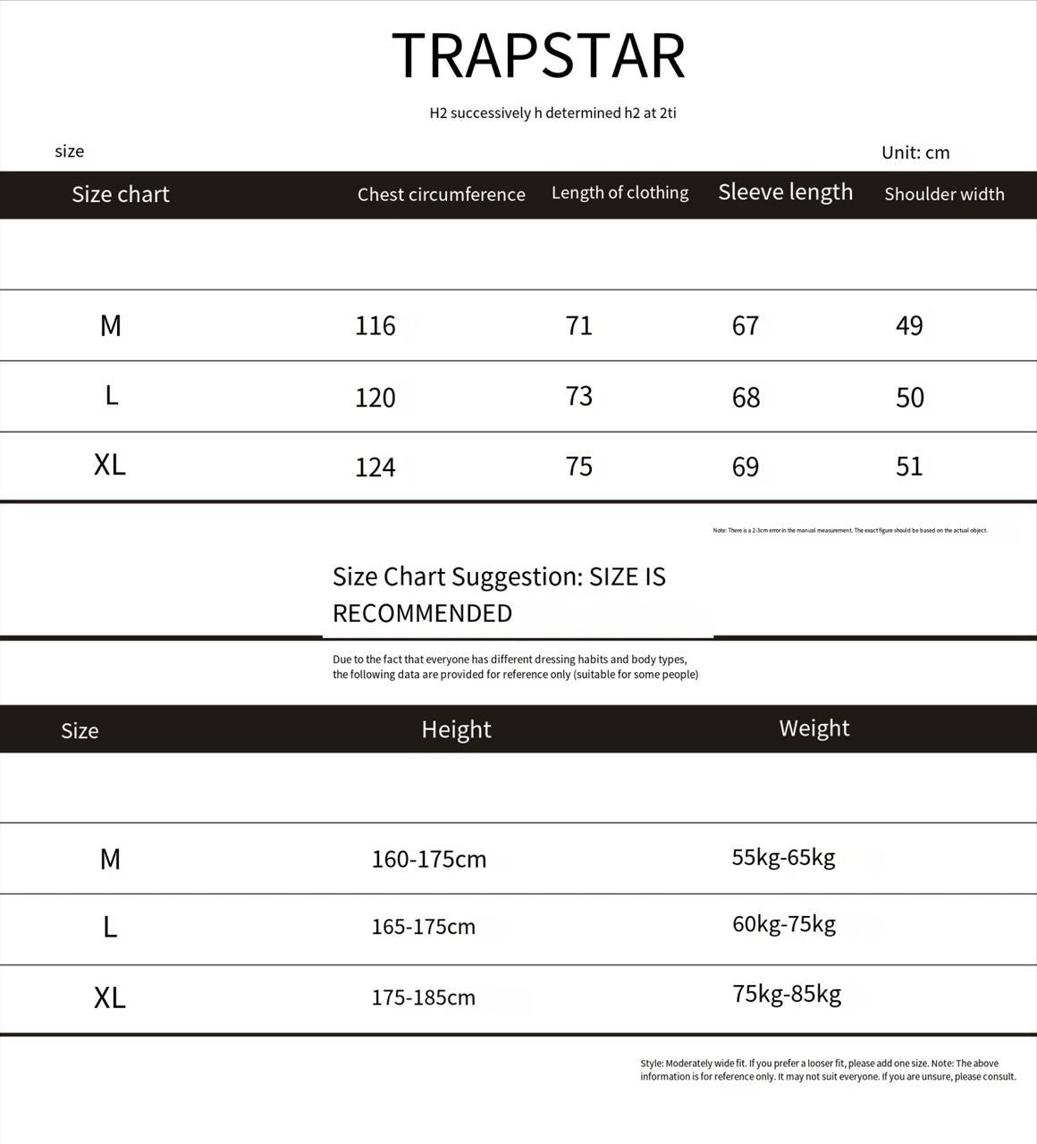 Inspired by Trapstar Sky Blue - PUFFER JACKET