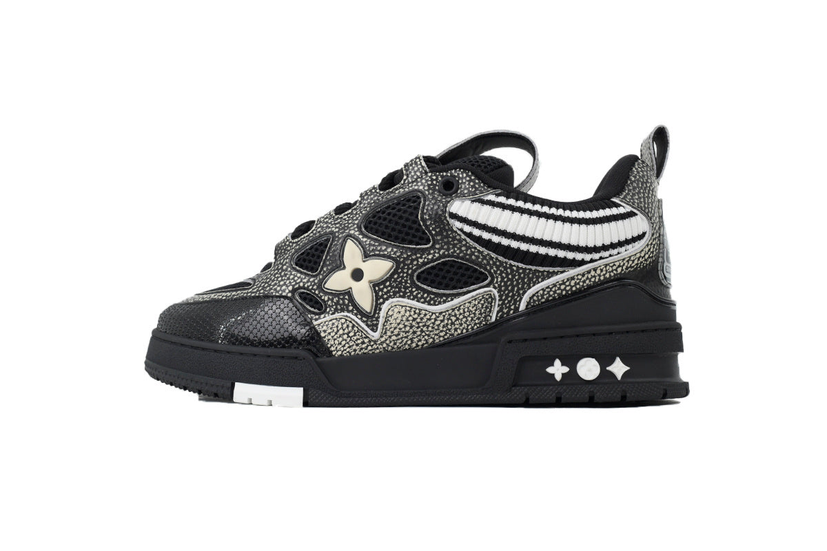 SK8 New Black Woolen Fabric Inspired by - Louis Vuitton Casual Sneakers