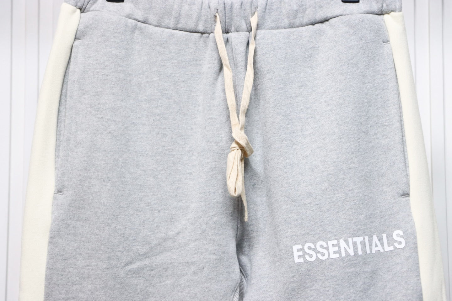 Inspired Fear of God – Inspired Double-Stitched White-Edged Webbing Pants.