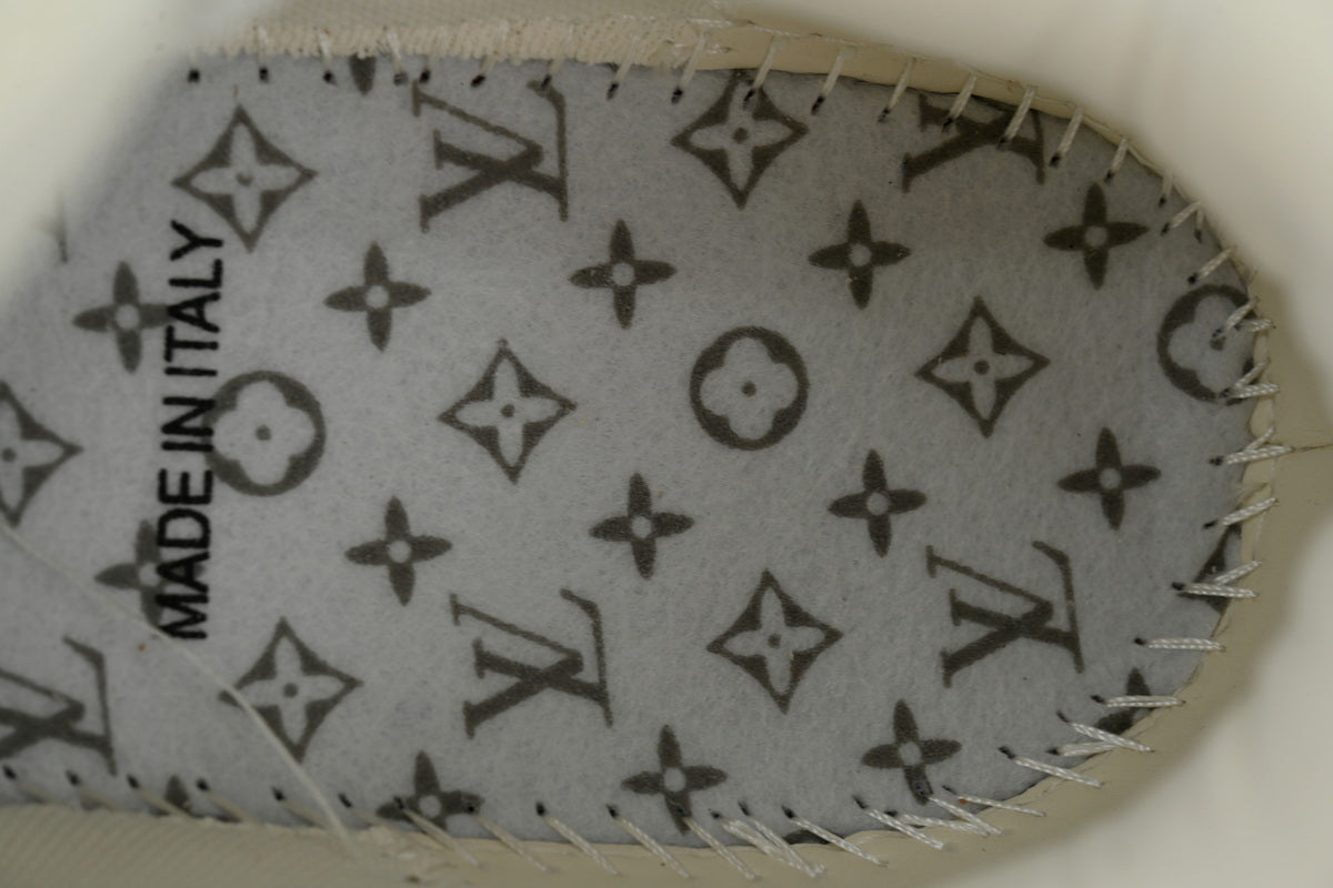 SK8 New Khaki Woolen Fabric Inspired by - Louis Vuitton Casual Sneakers