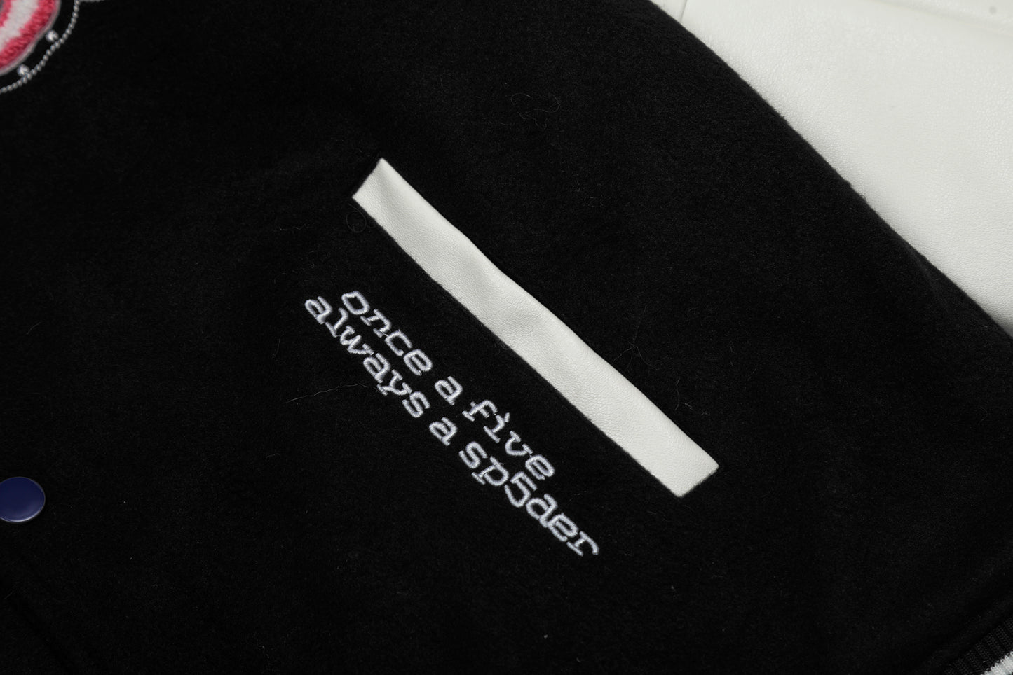 Inspired by Sp5der Varsity Jacket