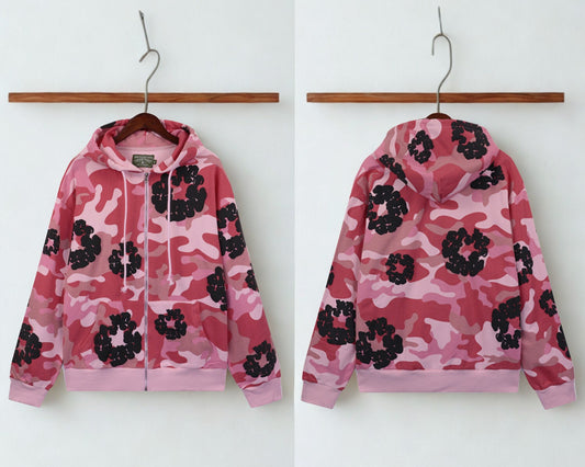 Inspired by -DENIM TEARS Main Line Kapok Camouflage Pink