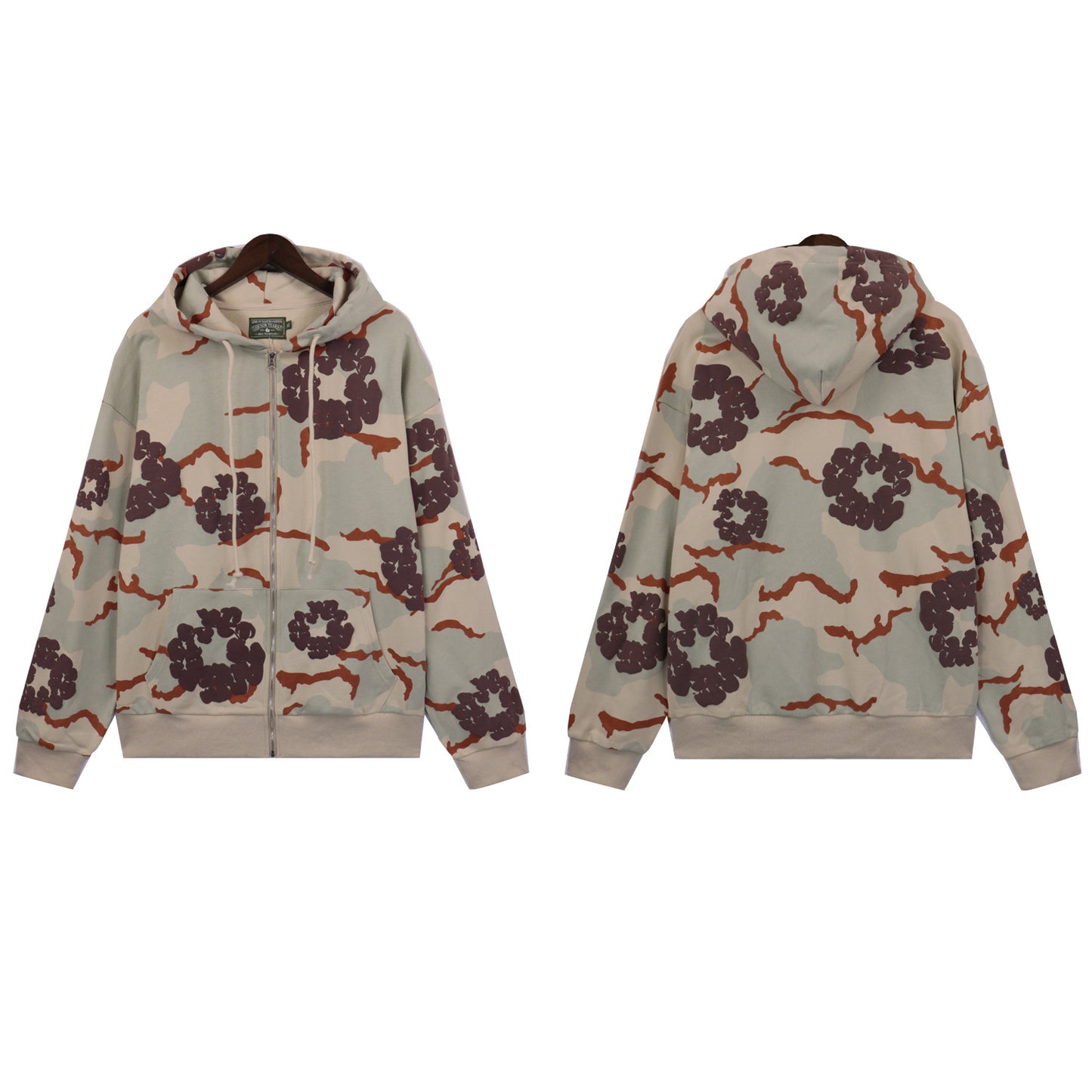 Inspired by -DENIM TEARS Main Line Kapok Camouflage Apricot