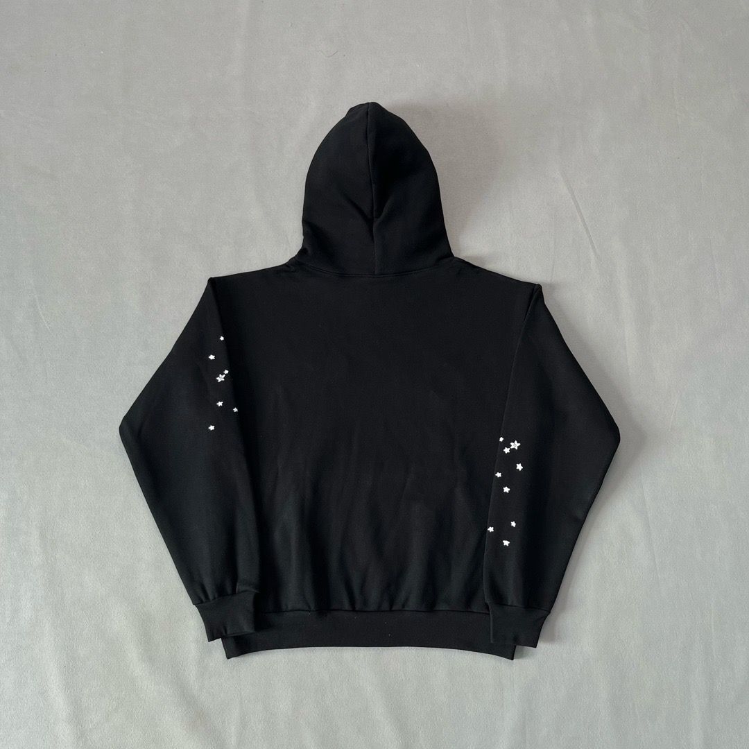 Sp5der Inspired Hoodie Black