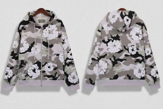 Inspired by -DENIM TEARS Main Line Kapok Camouflage Grey