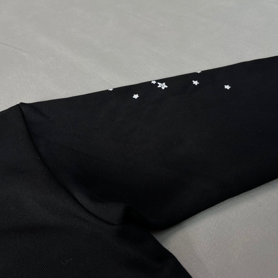 Sp5der Inspired Hoodie Black